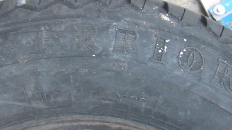 Various selection of car tyres