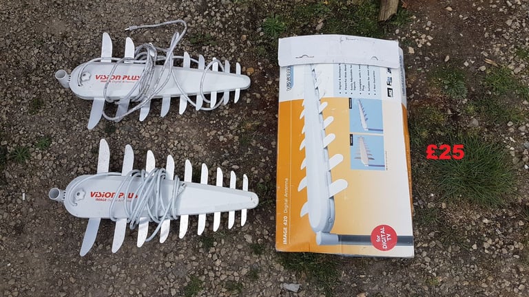 STATUS, VISION, IMAGE and other digital antennas with boosters for camper, caravan, motorhome, boat.