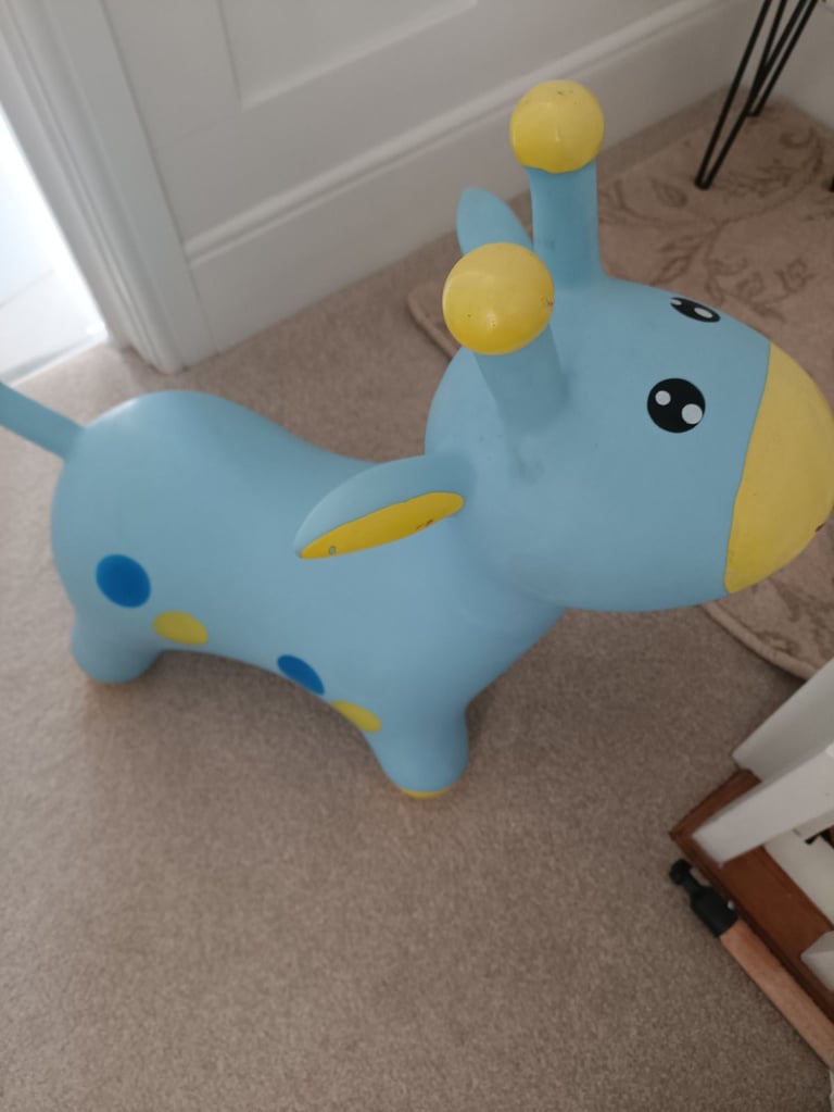 image for Infant Ride on air hopper toy. Used 