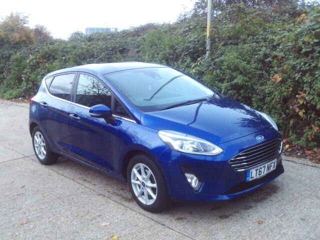 2017 Ford Fiesta 1.0 EcoBoost Zetec 5dr Blue 54k Miles FSH Years MOT Warranty HATCHBACK Petrol Ma...
