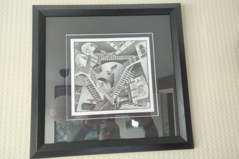 image for Escher set of drawings.