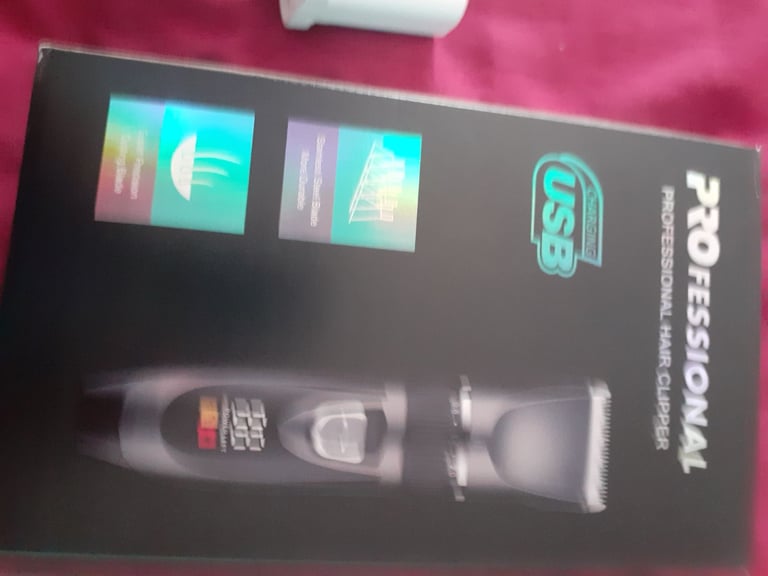 Hair clipper with accessories 