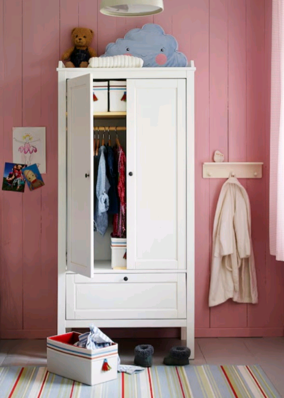 Ikea SUNDVIKWardrobe, white, 80x50x171 cm