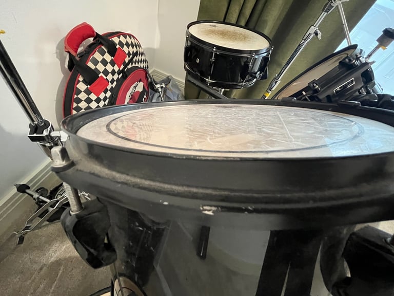 Drums Pearl export ex 5 piece kit black