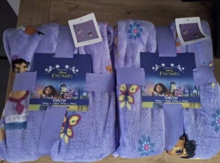 image for Encanto by Disney fleece blanket soft warm cosy throw 150cm x 120cm brand new with tags will post 