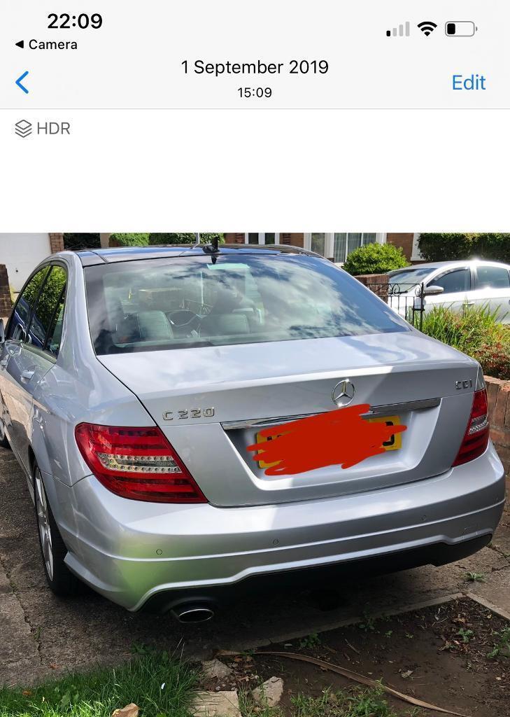 Mercedes c class c220 W204 silver boot 