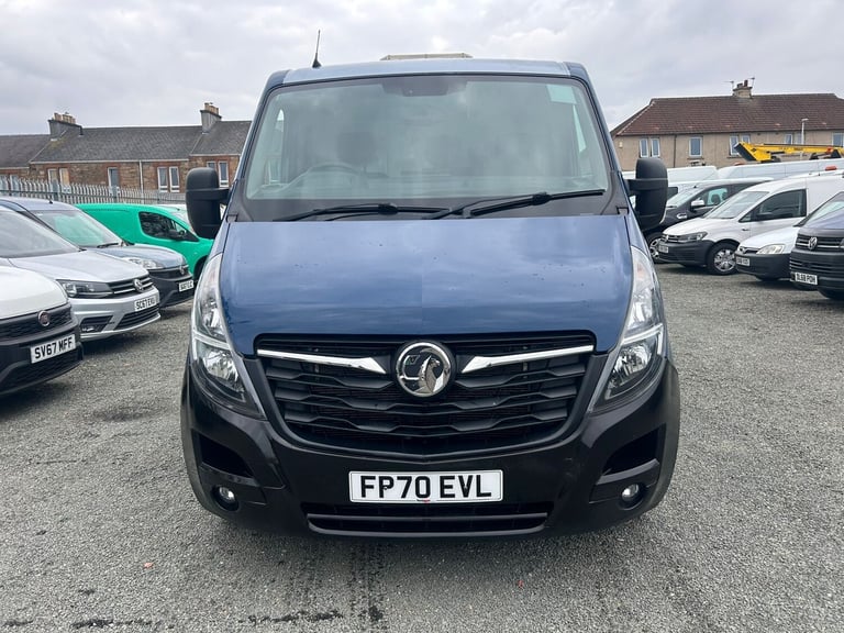 2020 Vauxhall Movano 2.3 Turbo D 130ps H1 Chassis Crew Cab 12.5 fFoot Body CHASSIS CAB Diesel Manual