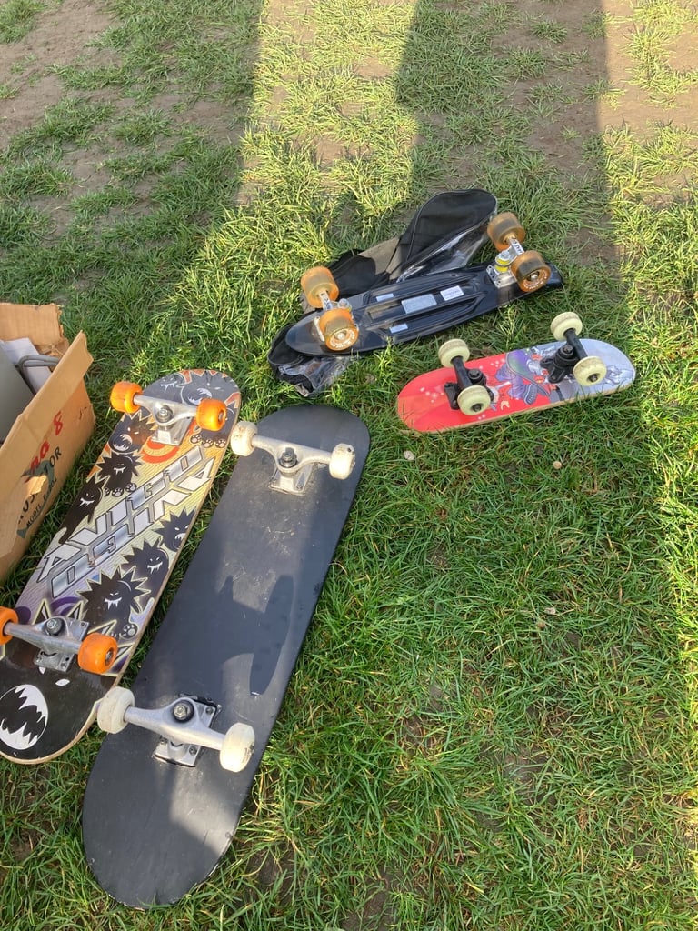 Four retro skateboards £30 the lot