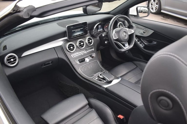2017 Mercedes-Benz C Class 2.0 C200 AMG Line Cabriolet 2dr Petrol G-Tronic+ Euro 6 (s/s) (184 ps)...