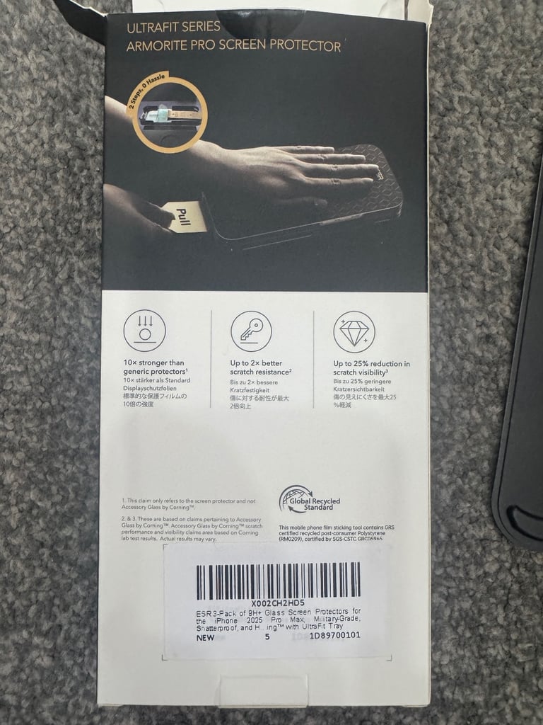 image for I phone 17 pro max screen protector 