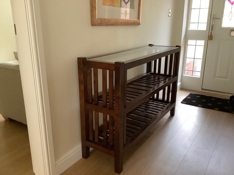 image for Laura Ashley Garrat (Henley) Console Table Dark Chestnut Exc. condition