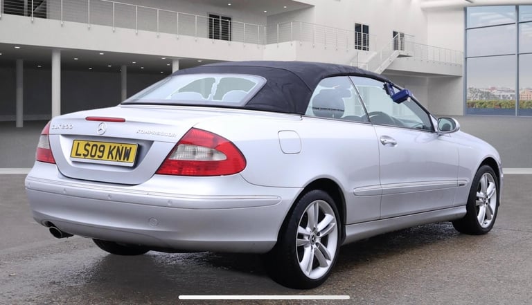 2009 Mercedes-Benz CLK 1.8 CLK200 Kompressor Avantgarde Cabriolet 2dr Petrol Automatic (214 g/km,...
