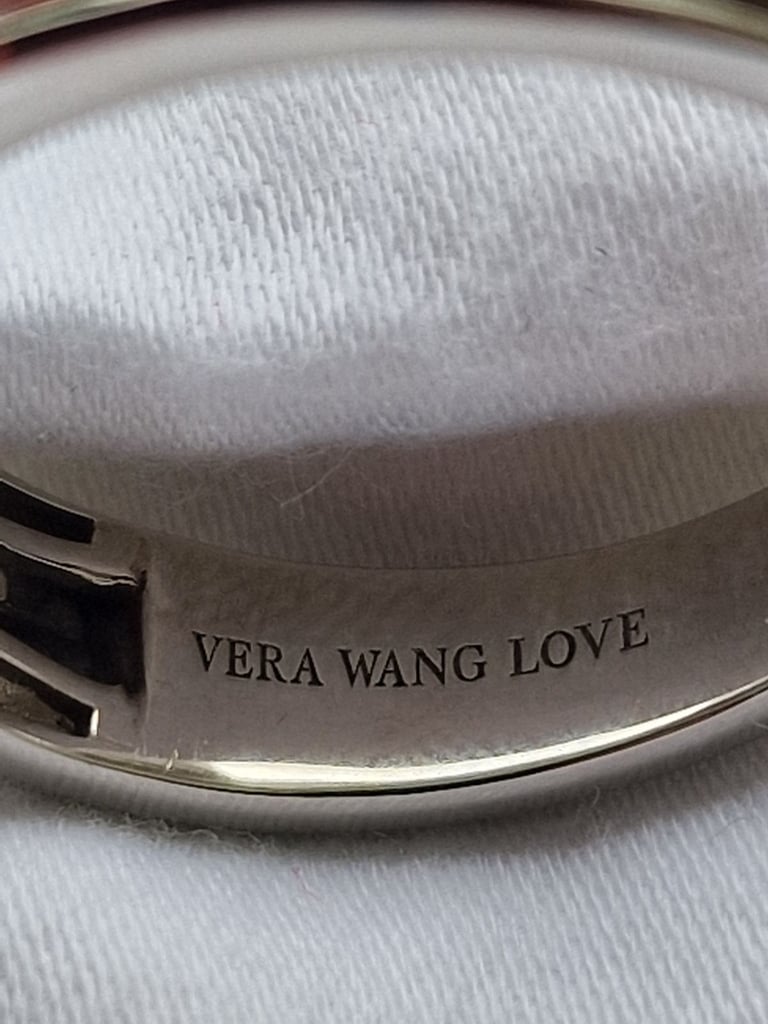 Mens Wedding Ring - Vera Wang Men's Platinum 0.23ct Total Diamond Band Size X