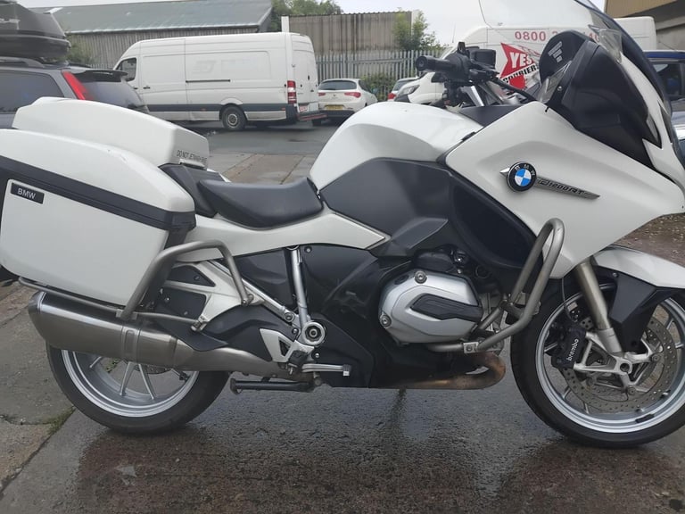 2015 15 BMW R1200RT LC EX POLICE WHITE FSH R 1200 RT LIQUID COOLED