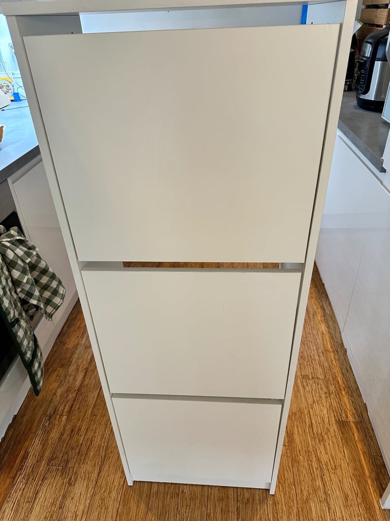 image for IKEA Bessa 3 compartment shoe cabinet