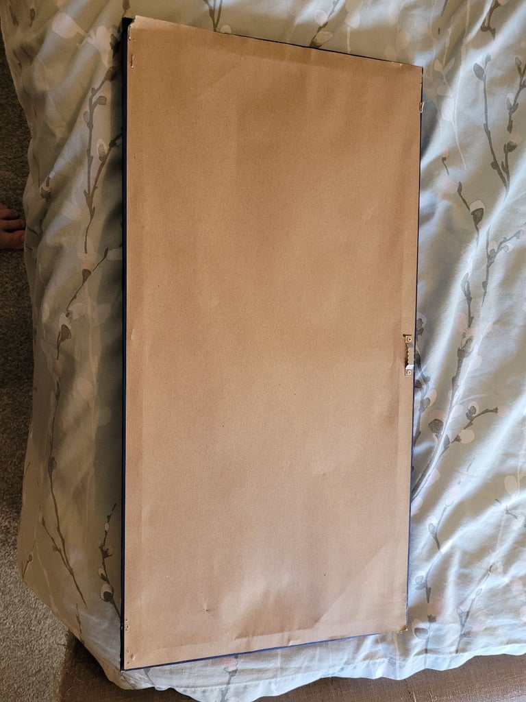 Glow in the dark space themed canvas