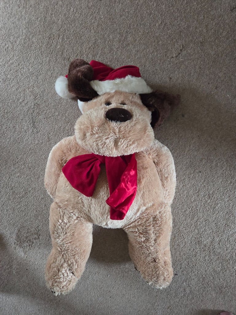 Large Christmas Teddy