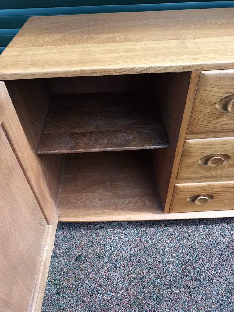 Ercol Blonde Windsor Sideboard, Model 455