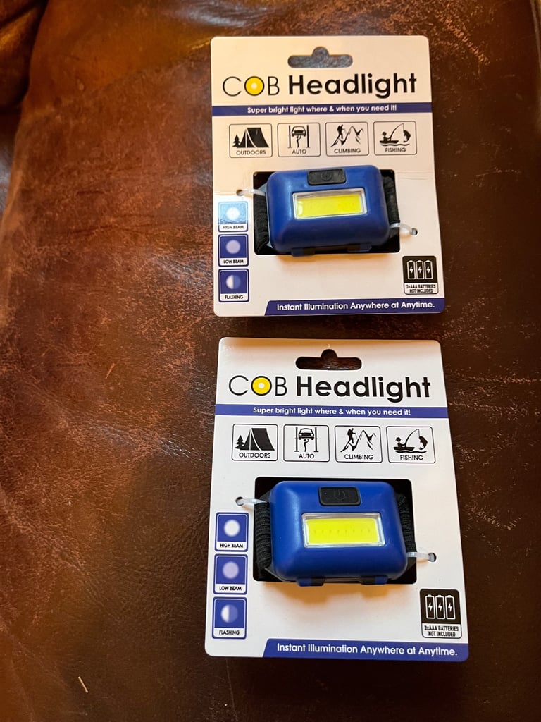 image for B/New COB Headlight Torch