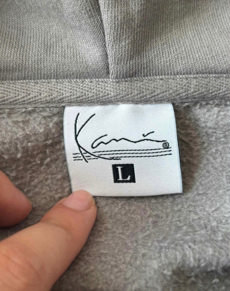 Karl Kani small signature washed os dragon full zip hoodie size L/12