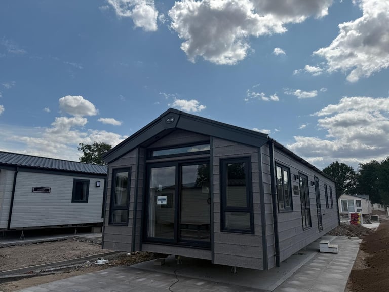Static caravan for sale onsite ABI Westwood 2025 | High-Spec 2 Bed Lodge 