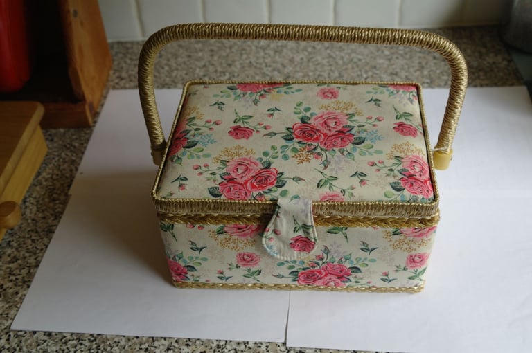 image for Sewing box, craft box, jewellery box