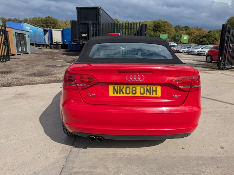 2008 Audi A3 1.8 T FSI 2dr CONVERTIBLE Petrol Manual