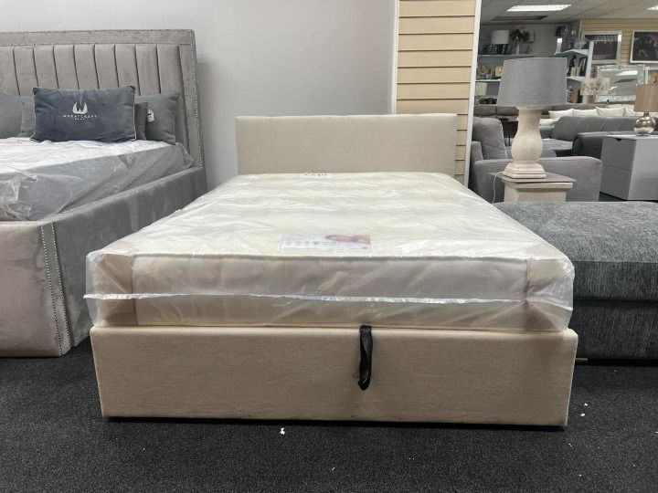 image for Warehouse Clearance Sale Double bed With Mattress !! Fast Delivery 