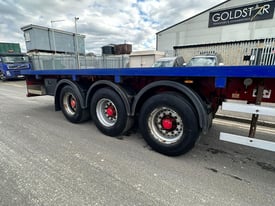 DENNISON flatbed with timber posts ROR drum brakes 
