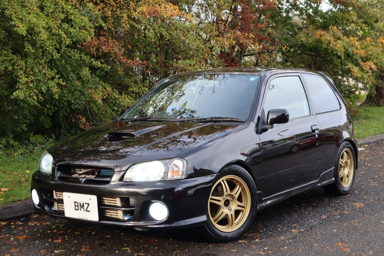 1999 Toyota Starlet GLANZA V 1.3 TURBO RECARO 3DR  Hatchback Petrol Manual