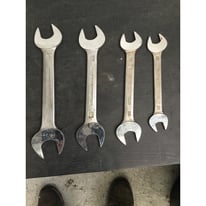 Tools 4 spanners. 19 mm 22 mm 24 mm 27 mm. 30 mm 32 mm 36 mm