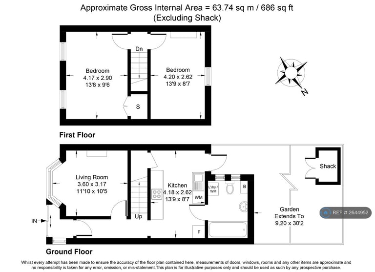 2 bedroom house in Goldsmith Road, London, E17 (2 bed) (#2644952)