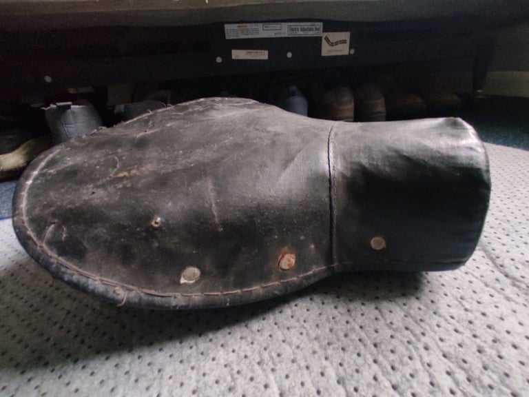 Vintage motorcycle seat