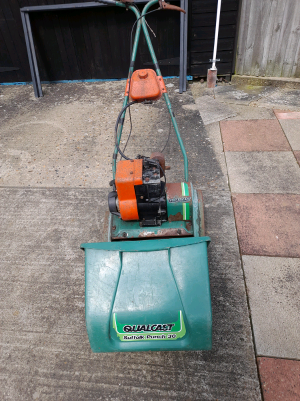 Qualcast Petrol lawnmower.  12 inch