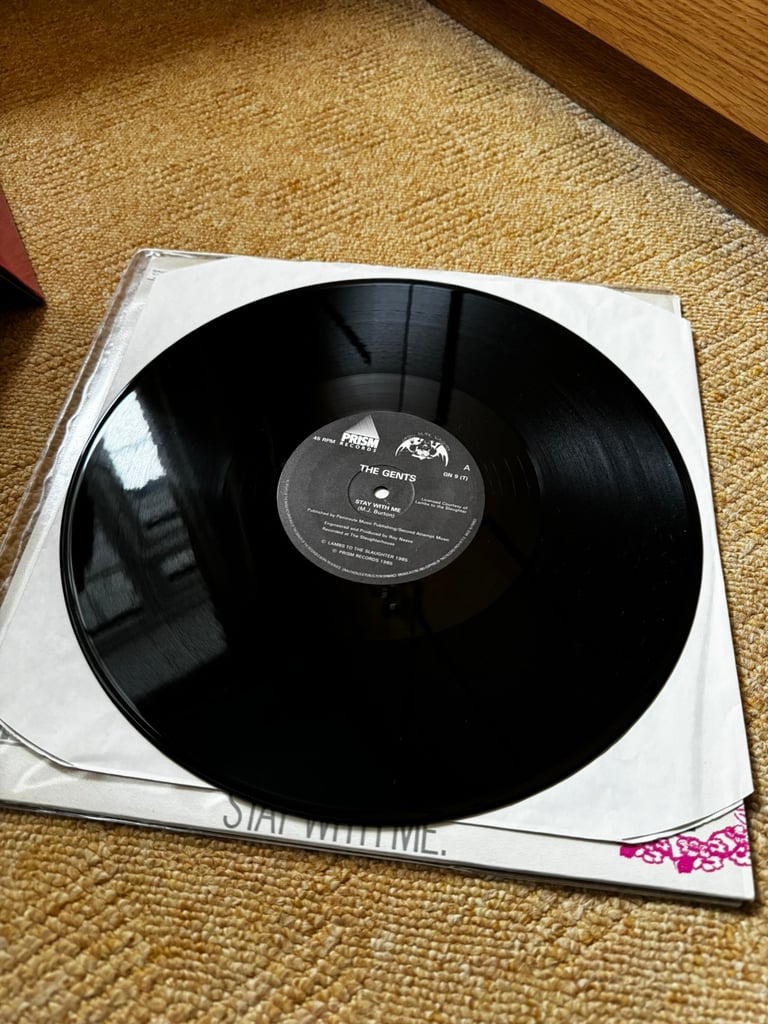 The Gents - Stay With Me 12” Single Original Vinyl Record Mod Revival 