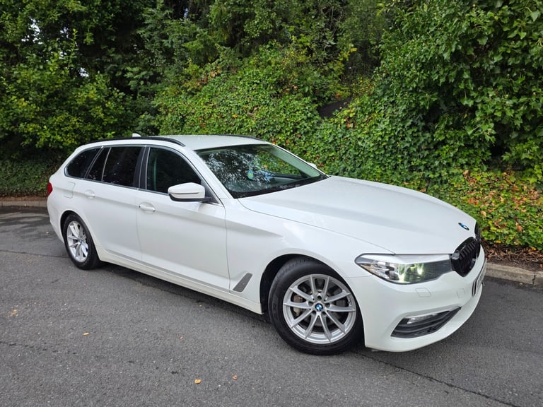 2018 BMW 5 SERIES 3.0 530D TOURING XDRIVE 4X4 EURO 6 WHITE 1 OWNER EX POLICE 
