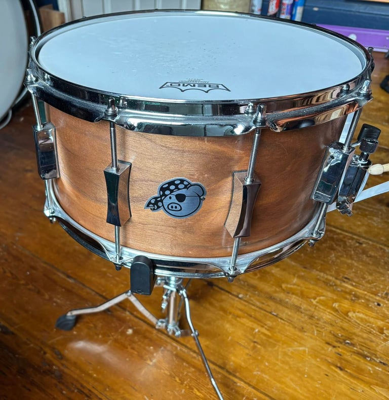image for Pork Pie Exotic Walnut 14x7 snare drum 