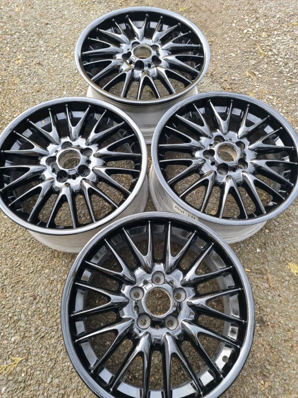 18" staggered BMW MV1 3 series E46, style no.72 alloy wheels (131)