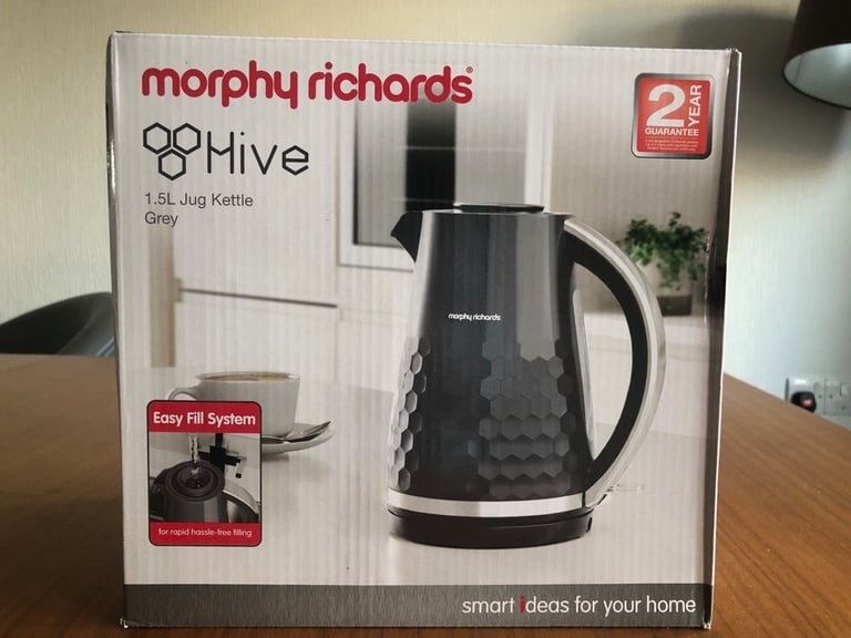 Morphy Richards Hive 1.5l light grey kettle new in box | in Witham, Essex |  Gumtree
