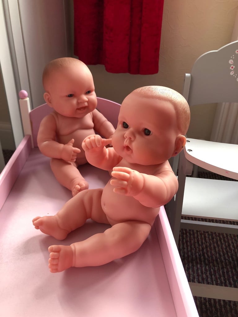 Toy highchair and bunkbed