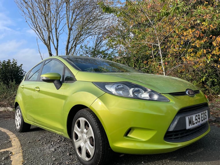 FORD FIESTA 1.4 STYLE+ 59 REG GREEN 5 DOOR 12 MONTHS MOT TAX £195 LOW INSURANCE 48+MPG