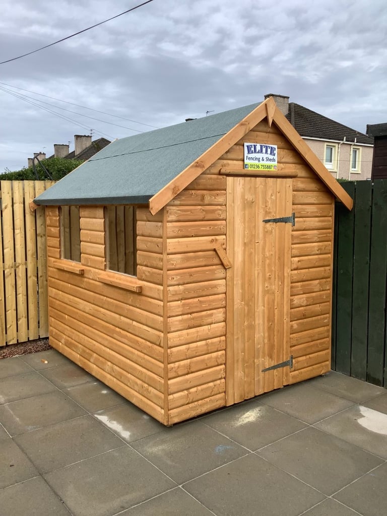 image for 8x6 Apex 20mm log SUPPLIED & FITTED 