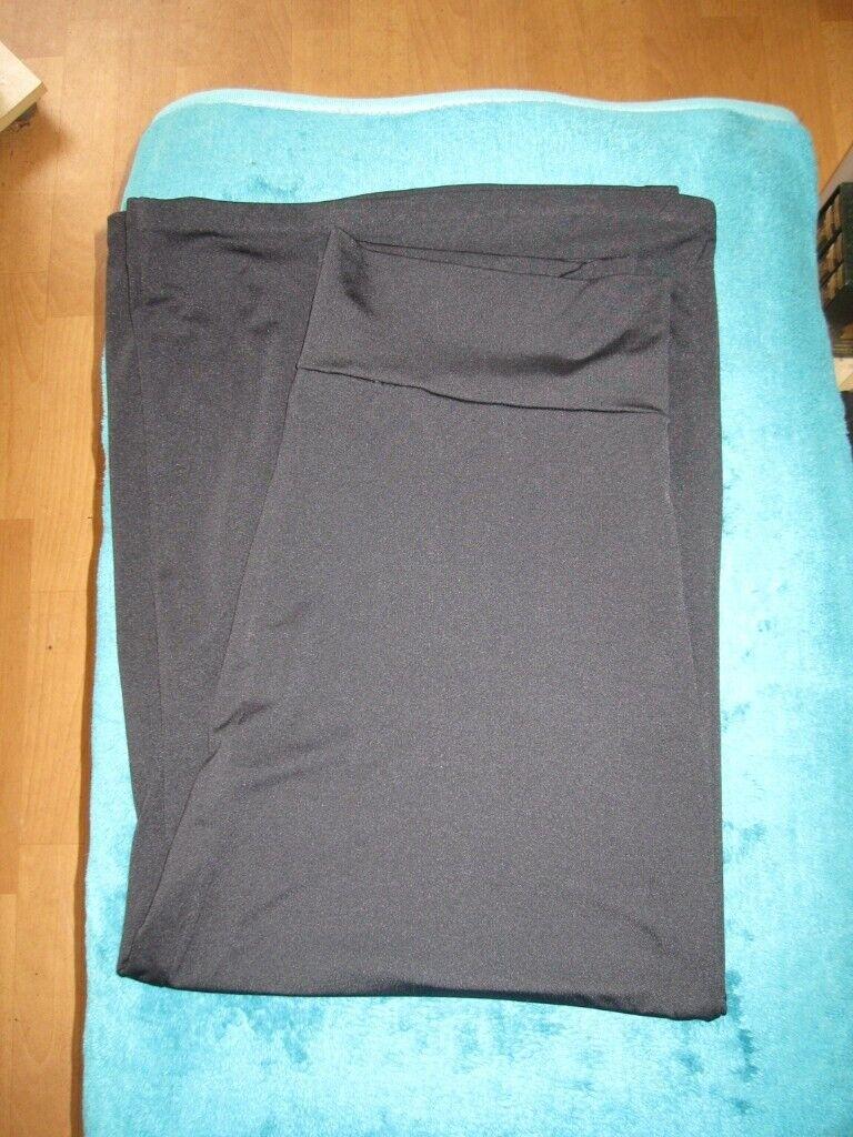 Madam D Black wide bottom Trousers Approx size 20 