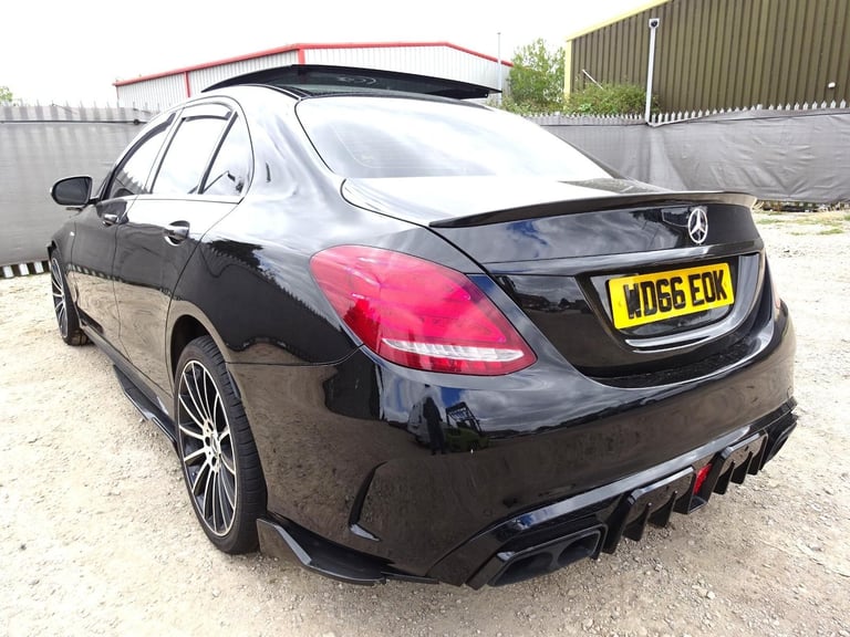 2017 66 REG MERCEDES BENZ C250 D AMG LINE PREMIUM+ DIESEL AUTO DAMAGED SALVAGE