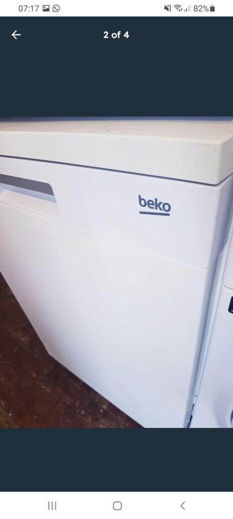 Beko white full size dishwasher free delivery could connect it 