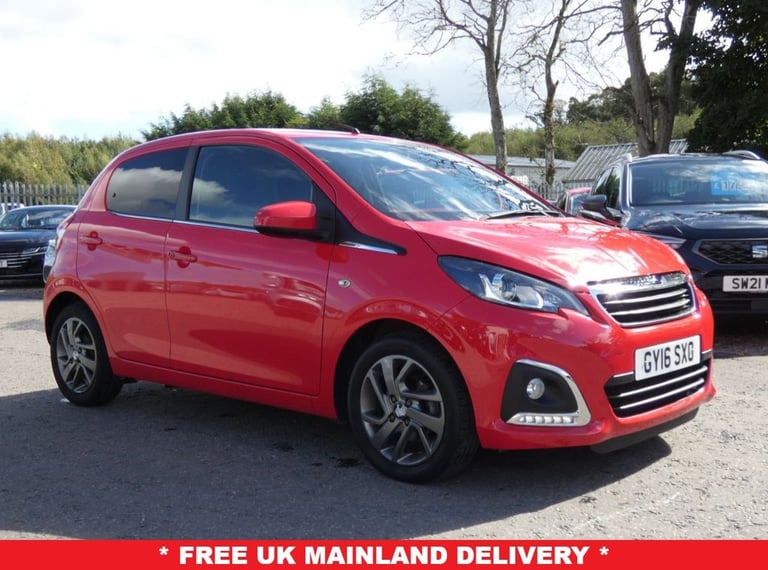 image for 2016 Peugeot 108 1.2 PureTech Allure Hatchback 5dr Petrol Manual Hatchback Petrol Manual
