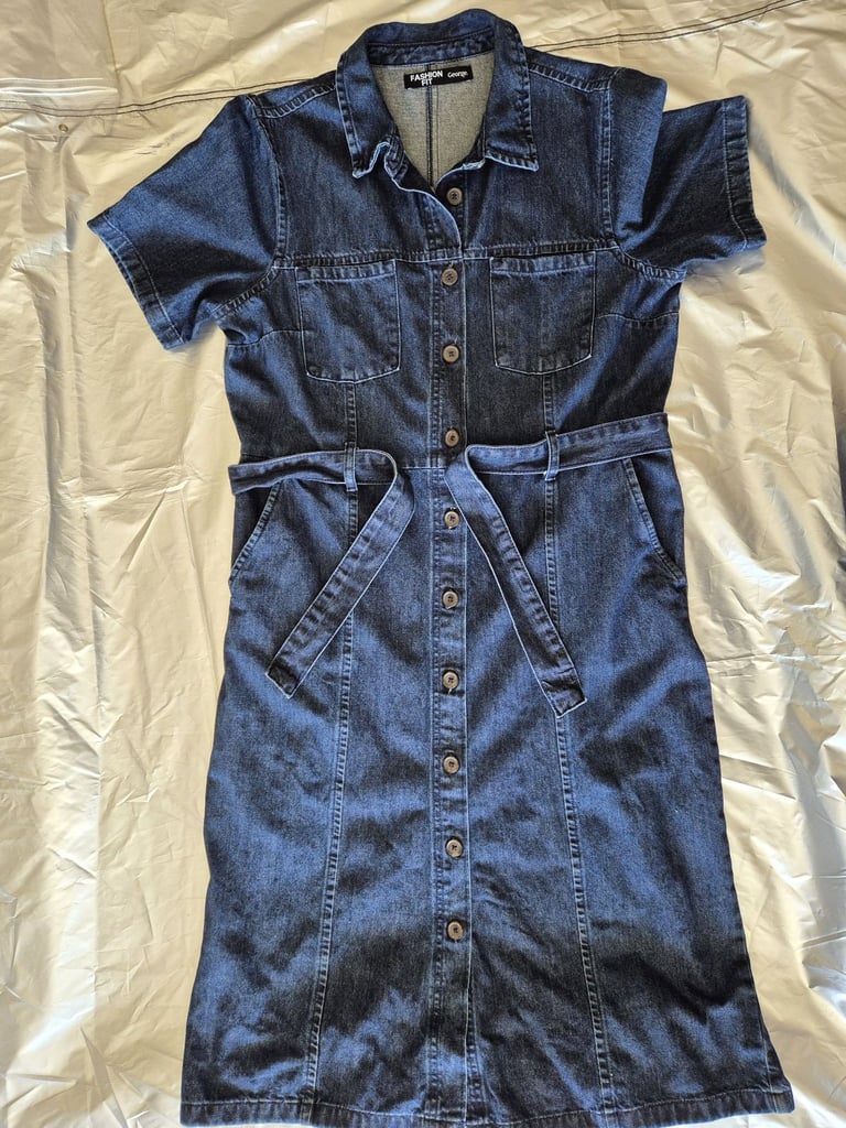 image for Asda George Denim Dress size 14.