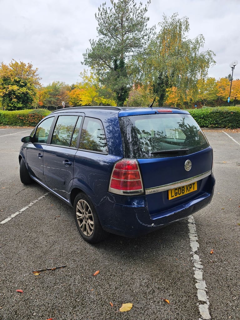 Vauxhall, ZAFIRA, MPV, 2008, Manual, 1598 (cc), 5 doors