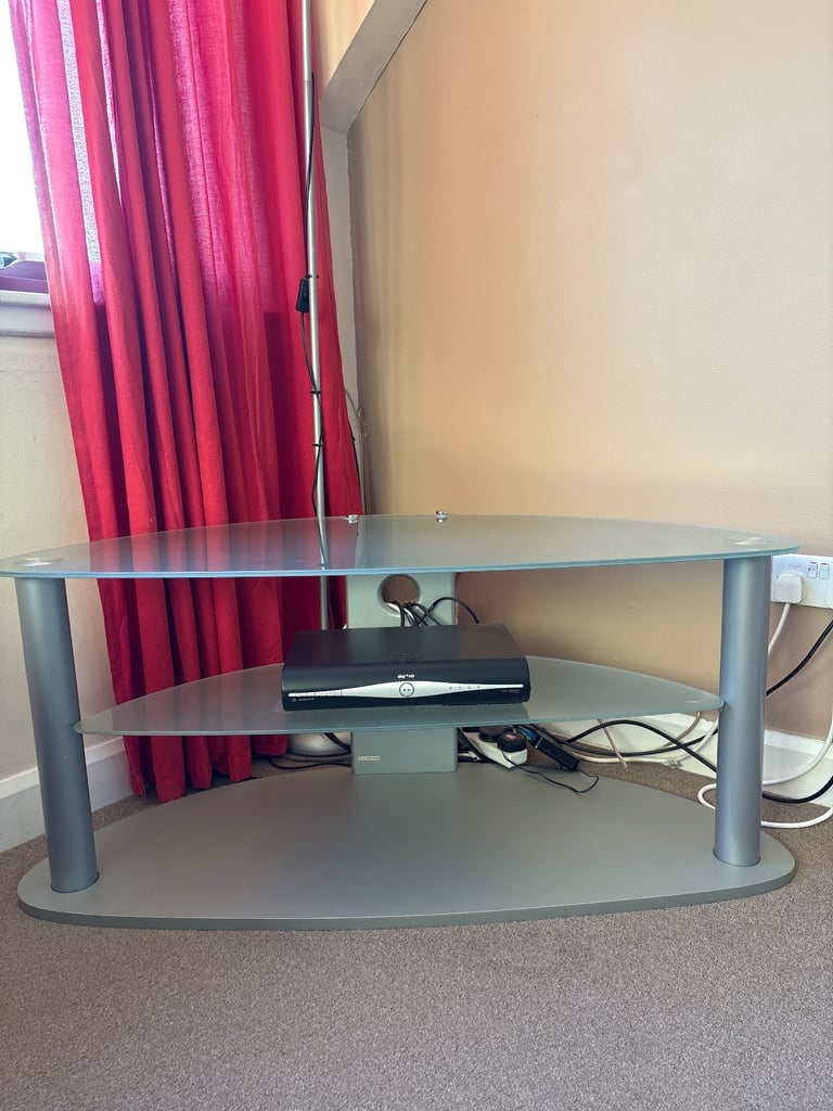 FREE Silver TV stand 