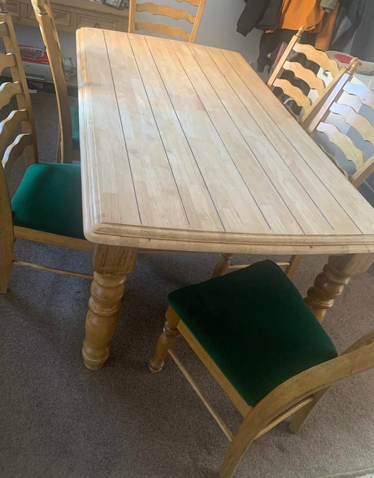 image for Antique table and chairs 